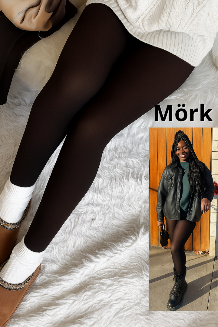Värme Leggings - Behåll Stilen utan Kalla & Svullna ben